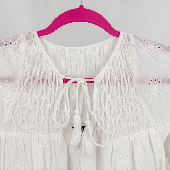 Lulus white tiered swing dress - Picture 2 of 6